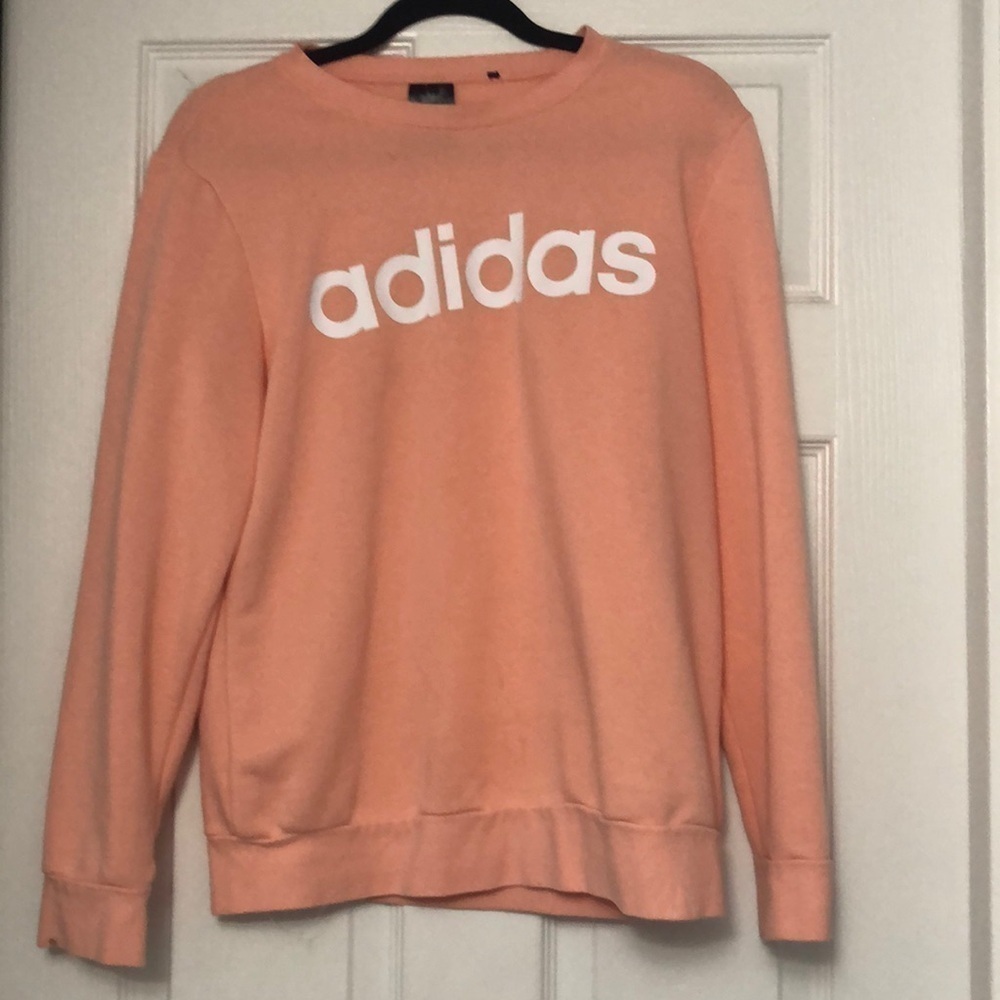 Adidas Light Pink Sweatshirt Size Large